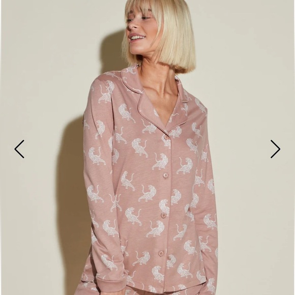 Cosabella Printed Long Sleeve Top Medium Mandela Tiger - Picture 5 of 11